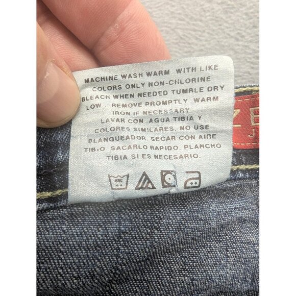 Vintage Zena Jeans Womens 8 Blue Denim Stretch Straight Leg 2000s 814-0118-54 - Picture 14 of 14